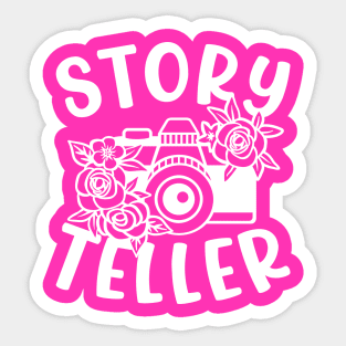 Story Teller Camera Photography Cute Sticker